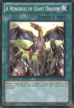 Il Battito d'Ali del Drago Gigante - Structure Deck: Dragons Collide (Common) [SDDC-028]