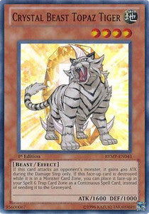Bestia Cristallo Tigre Topazio - Ra Yellow Mega Pack (Super Rare) [RYMP-043]
