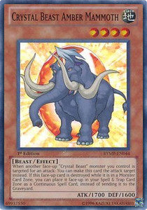 Bestia Cristallo Mammut Ambra - Ra Yellow Mega Pack (Super Rare) [RYMP-044]