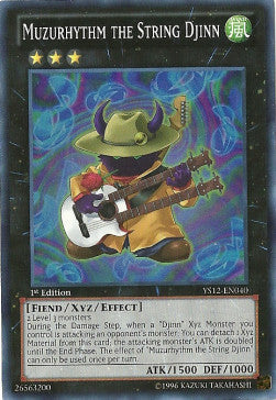 Muzurhythm il Djinn della Chitarra - Starter Deck: Xyz Symphony (Super Rare) [YS12-040]