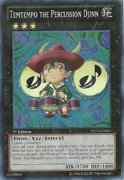 Temtempo il Djinn dei Tamburi - Starter Deck: Xyz Symphony (Super Rare) [YS12-041]