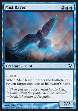 Corvo della Nebbia - Avacyn Restored (Common) [AVR-67]
