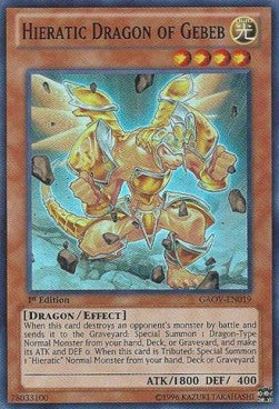 Drago Ieratico di Gebeb - Galactic Overlord (Super Rare) [GAOV-019]