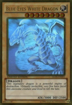Drago Bianco Occhi Blu - Gold Series 5: Haunted Mine (Ghost Rare) [GLD5-001]