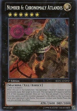 Numero 6: Cronomalia Atlandis - Return of the Duelist (Secret Rare) [REDU-092]