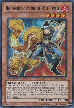 Fratellanza del Pugno di Fuoco - Serpente - Cosmo Blazer (Super Rare) [CBLZ-026]