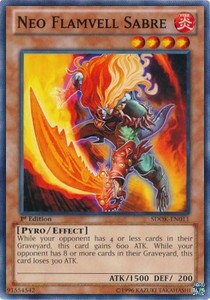 Scimitarra Neo Flamvell - Structure Deck: Onslaught of the Fire Kings (Common) [SDOK-011]