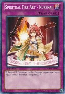 Arte Spirituale del Fuoco - Kurenai - Structure Deck: Onslaught of the Fire Kings (Common) [SDOK-036]
