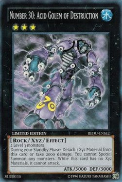 Numero 30: Golem Acido della Distruzione - Return of the Duelist (Super Rare) [REDU-SE2]