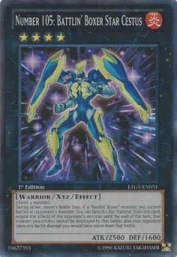 Numero 105: Pugile Indomito Star Cestus - Lord of the Tachyon Galaxy (Super Rare) [LTGY-051]