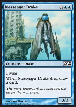 Draghetto Messaggero - Magic 2014 (Common) [M14-63]