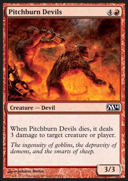 Diavoli Bruciapece - Magic 2014 (Common) [M14-149]
