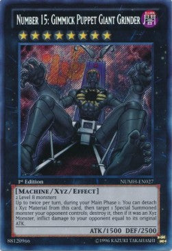 Numero 15: Burattino Arnese Macinatore Gigante - Number Hunters (Secret Rare) [NUMH-027]