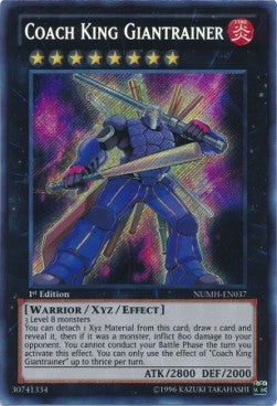 Re Allenatore Gigaistruttore - Number Hunters (Secret Rare) [NUMH-037]
