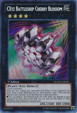 CXyz Corazzata Fiore di Ciliegio - Number Hunters (Secret Rare) [NUMH-044]