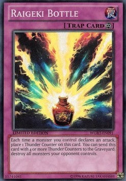 Bottiglia Raigeki - War of the Giants Reinforcements (Super Rare) [WGRT-091]
