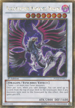 Drago Rabbiaoscura Piumanera - Premium Gold (Gold Secret Rare) [PGLD-017]