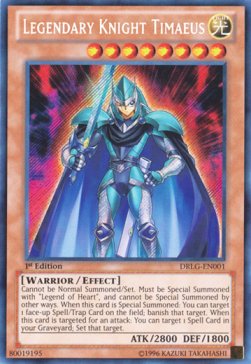 Leggendario Cavaliere Timaeus - Dragons of Legend (Secret Rare) [DRLG-001]