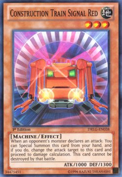Treno Costruzione Segnale Rosso - Dragons of Legend (Super Rare) [DRLG-038]