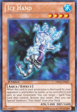 Mano di Ghiaccio - Dragons of Legend (Secret Rare) [DRLG-047]