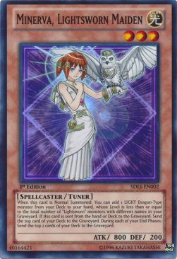 Minerva, Fanciulla Fedele della Luce - Structure Deck: The Realm of Light (Super Rare) [SDLI-002]
