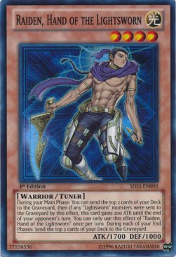 Raiden, Mano del Fedele della Luce - Structure Deck: The Realm of Light (Super Rare) [SDLI-003]