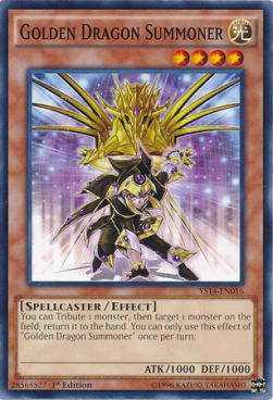 Evocatore Drago Dorato - Super Starter: Space-Time Showdown (Common) [YS14-016]