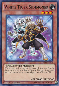 Evocatore Tigre Bianca - Super Starter: Space-Time Showdown (Common) [YS14-019]