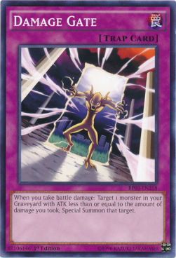 Cancello del Danno - Battle Pack 3: Monster League (Common) [BP03-218]