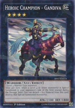 Campione Eroico - Gandiva - Battle Pack 3: Monster League (Shatterfoil) [BP03-124]