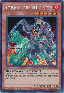 Fratellanza del Pugno di Fuoco - Coyote - 2014 Mega-Tins Mega-Pack (Secret Rare) [MP14-054]