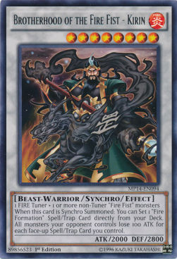 Fratellanza del Pugno di Fuoco - Kirin - 2014 Mega-Tins Mega-Pack (Rare) [MP14-094]