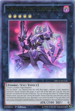 Cavaliere Vampiro Scarlatto Bram - 2014 Mega-Tins Mega-Pack (Ultra Rare) [MP14-164]