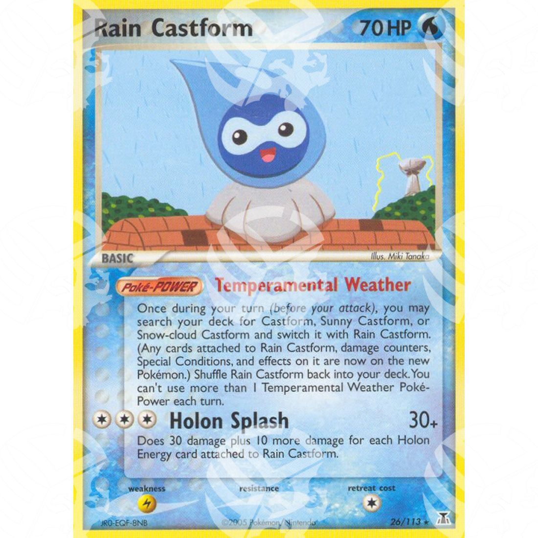 EX Specie Delta - Rain Castform - 26/113 - Warcard - EX Specie Delta - Rain Castform - 26/113 i prezzi più bassi sul mercato, solo da www.warcardshop.com! Carte singole, box, buste e mazzi.