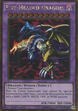 Drago a Cinque Teste - Premium Oro 2 (Gold Rare) [PGL2-078]