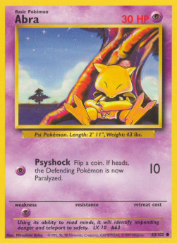 Abra - Set Base (Common) [BS-43]