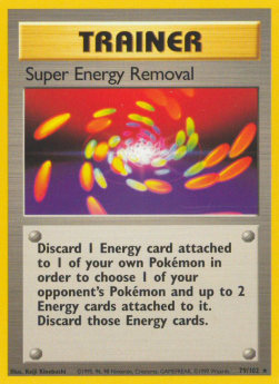 Super-Rimozione di Energia - Set Base (Rare) [BS-79]