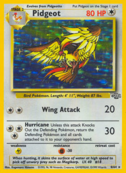 Pidgeot - Jungle (Holo Rare) [JU-8]