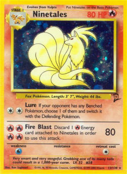 Ninetales - Set Base 2 (Holo Rare) [B2-13]