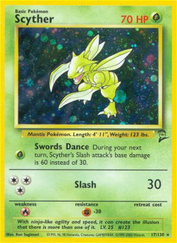 Scyther - Set Base 2 (Holo Rare) [B2-17]