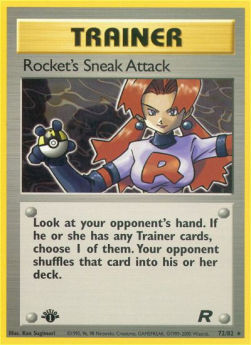 Attacco a Sorpresa del Team Rocket - Team Rocket (Rare) [TR-72]