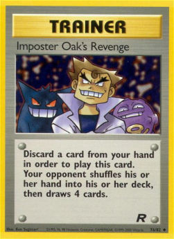 La Vendetta del Professor Oak, l'Impostore - Team Rocket (Uncommon) [TR-76]