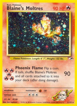 Blaine's Moltres - Gym Heroes (Holo Rare) [GH-1]