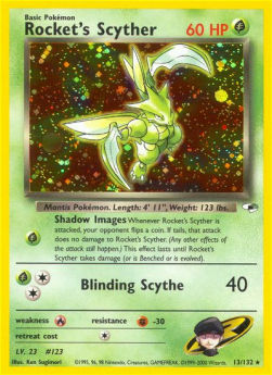 Rocket's Scyther - Gym Heroes (Holo Rare) [GH-13]