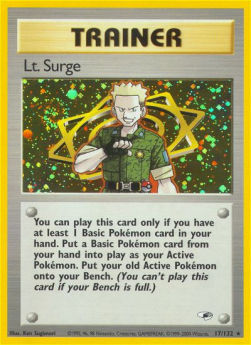 Lt. Surge - Gym Heroes (Holo Rare) [GH-17]