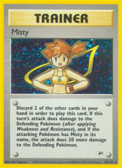 Misty - Gym Heroes (Holo Rare) [GH-18]