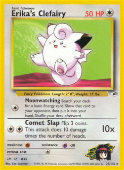 Erika's Clefairy - Gym Heroes (Rare) [GH-25]