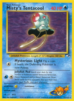 Misty's Tentacool - Gym Heroes (Rare) [GH-32]