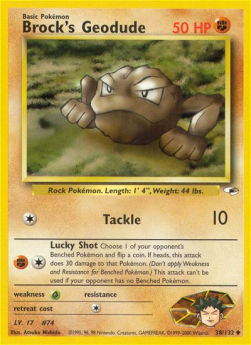 Brock's Geodude - Gym Heroes (Uncommon) [GH-38]