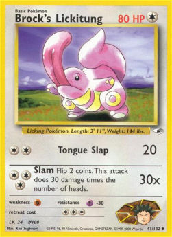 Brock's Lickitung - Gym Heroes (Uncommon) [GH-41]